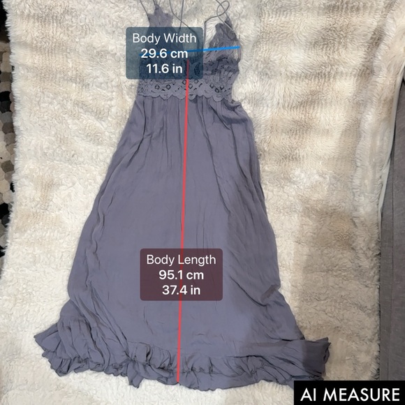 Free People Lilac Lace-Top Maxi Dress - Picture 8 of 9